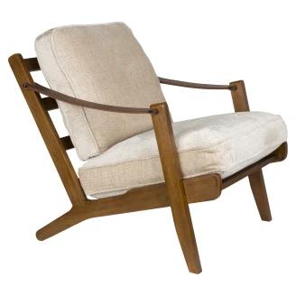 Dutchbone Loungestol <strong>Washington</strong>  Beige, Tre