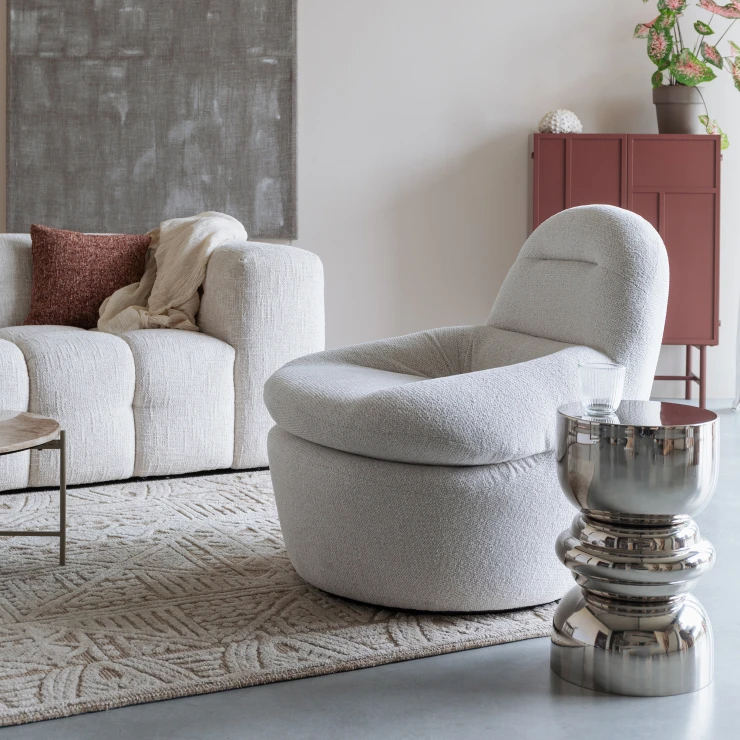 Loungestol Waro Hvit