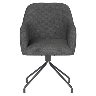 Stol med Armlener & Spiderben Ruen Grå