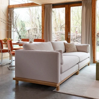 Zuiver Sofa 3-seter <strong>Blossom Ny</strong>  Sand, Eik