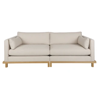 Zuiver Sofa 3-seter <strong>Blossom Ny</strong>  Sand, Eik