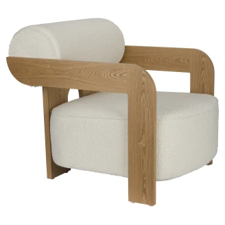 Zuiver Loungestol <strong>Oolong</strong>  Beige, Tre