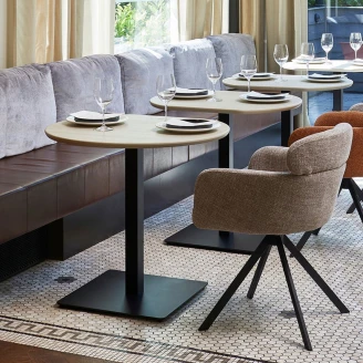 Woood Spisebord <strong>Bistro</strong>  Svart 50x50 cm