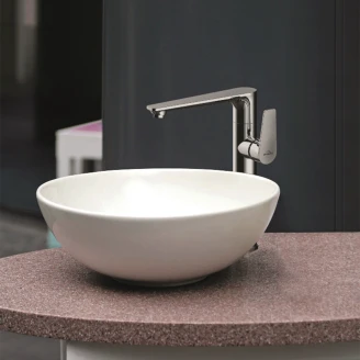 Servantbatteri <strong>Velinor</strong>  Krom Blank Høy med Sideplassert Innsats