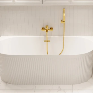 Badekarbatteri Tresse Gull Blank