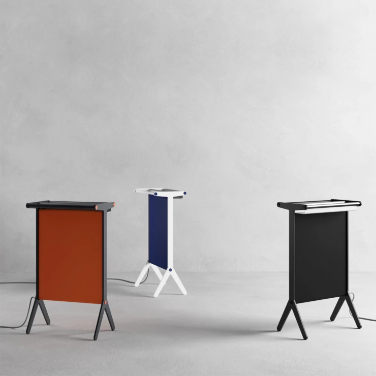 Elektrisk Radiator 150 W Sam 6 Blå-Hvit