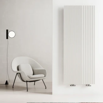 Vannradiator 630 W Righe 100 Hvit Matt