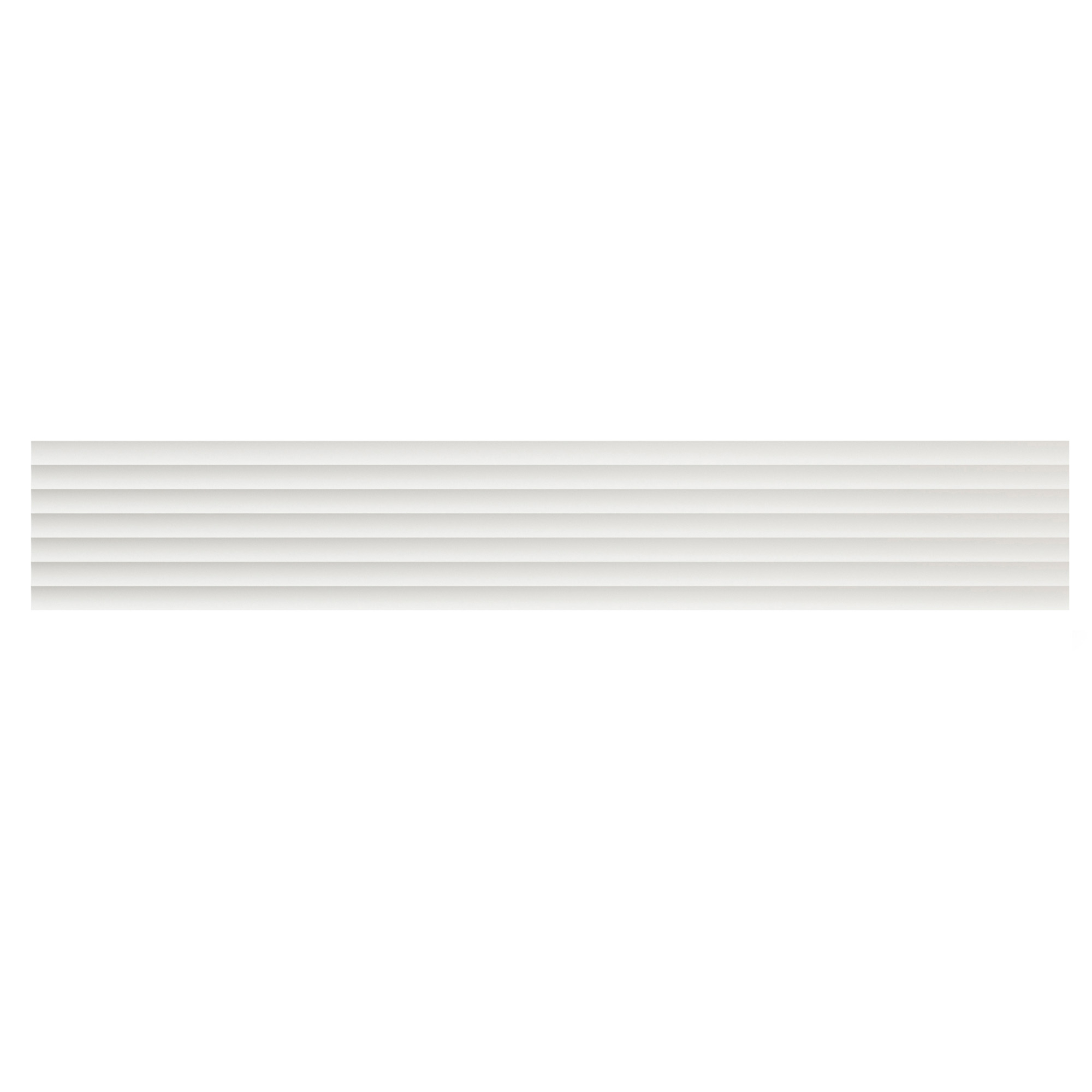 Vannradiator 525 W Righe 100 Horisontal Hvit Matt