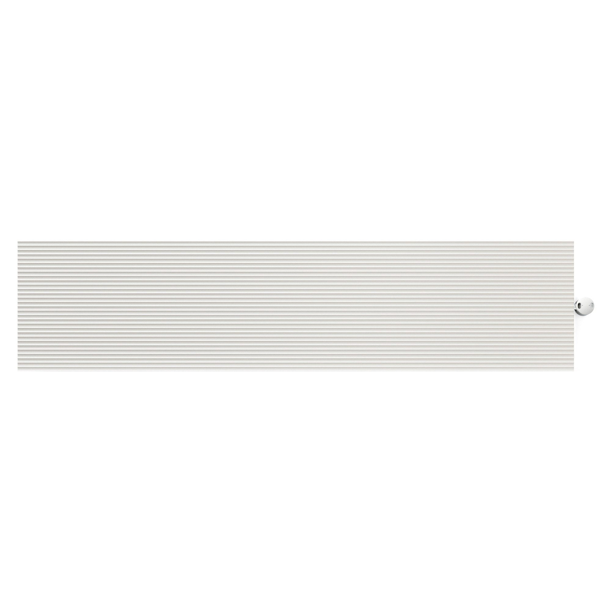 Elektrisk Radiator 400 W Righe 1000 Horisontal Hvit Matt