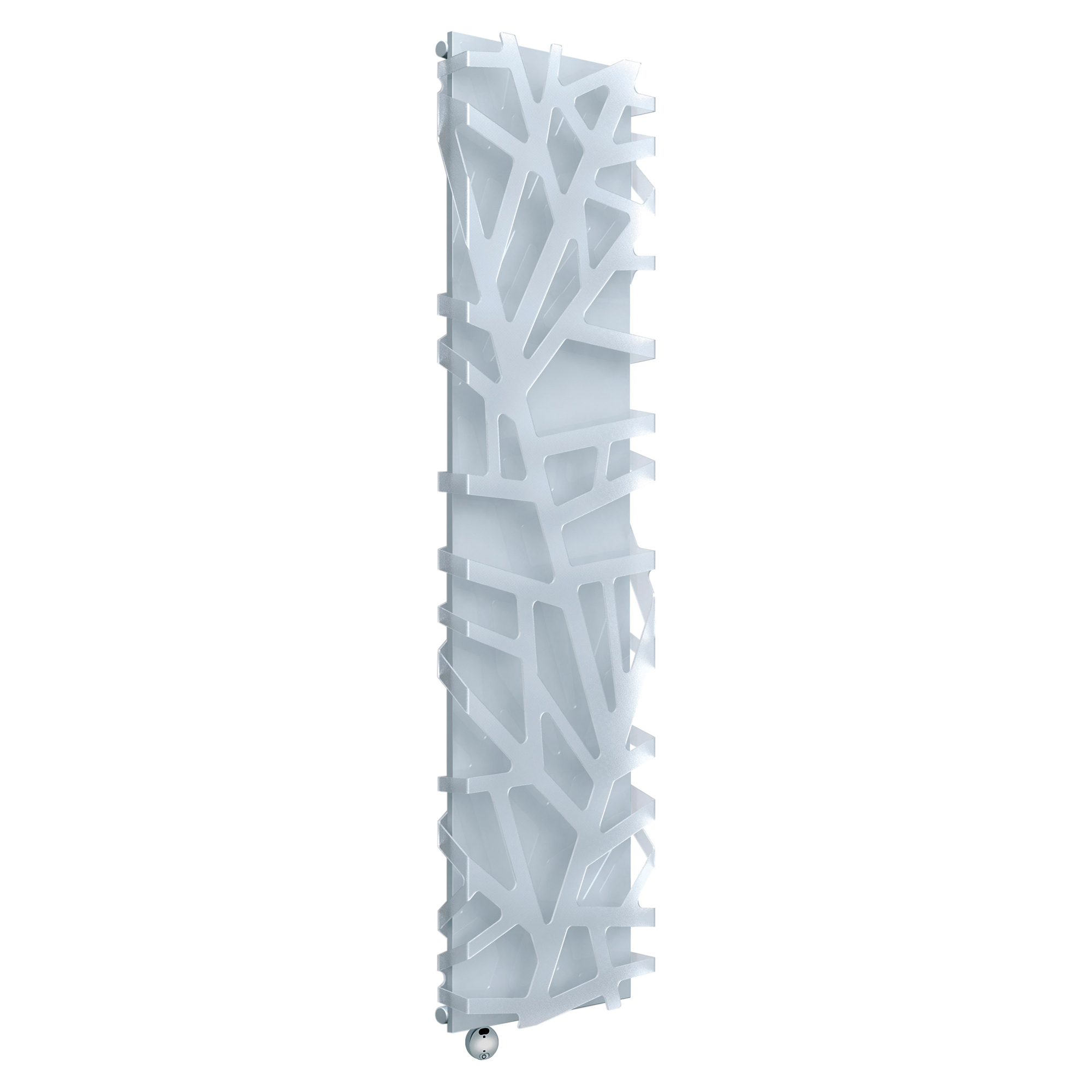 Elektrisk Radiator 700 W Flora Lysgrå-Nøytral Transparent