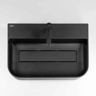 Servant <strong>Arnika</strong> Rektangulär Svart Matt 60x40 cm