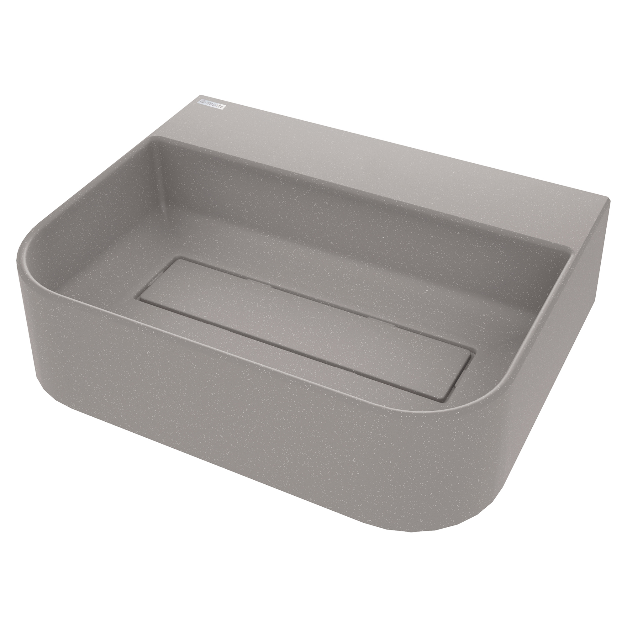 Servant Arnika Rektangulär Grå Metallic Matt 50x40 cm