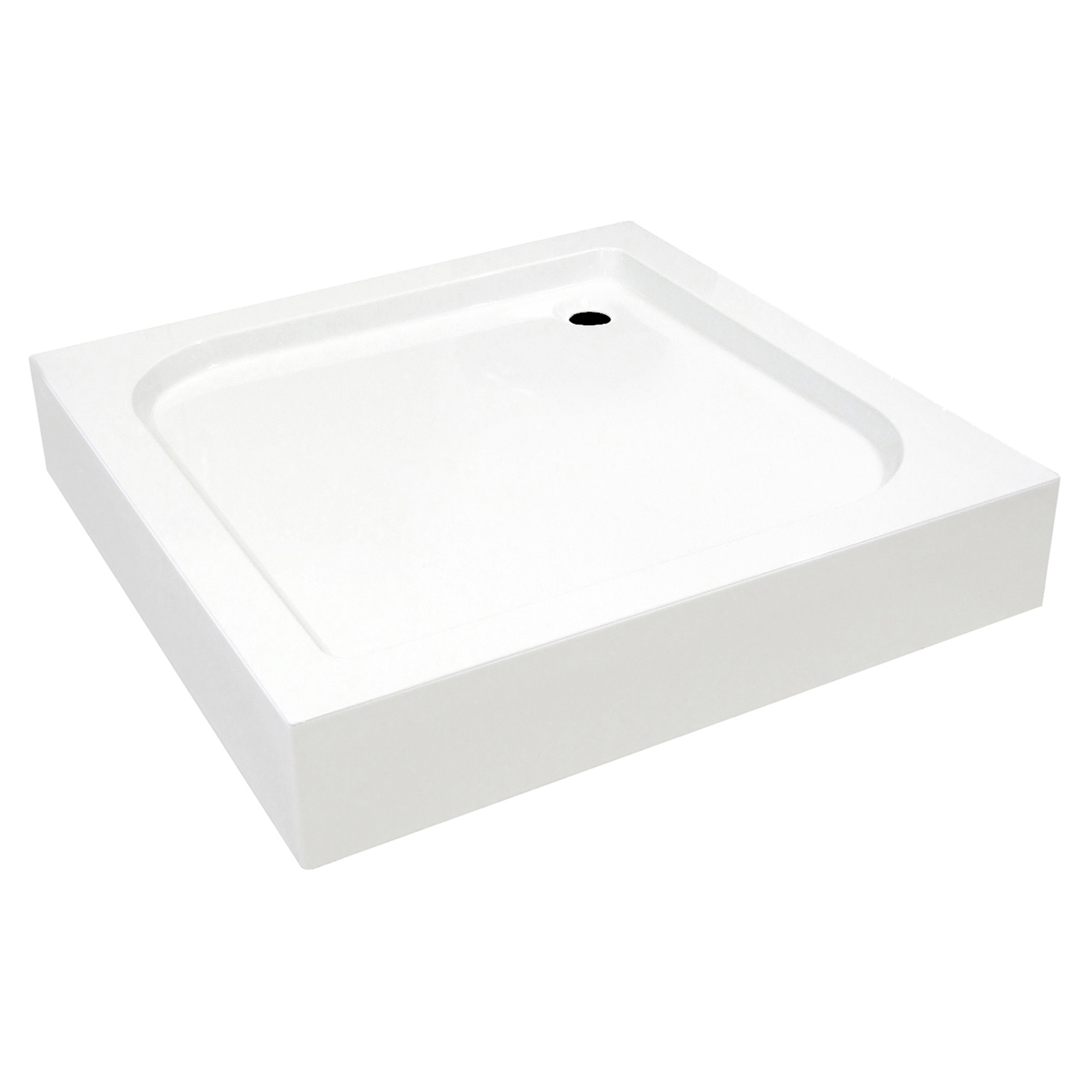 Dusjkar Sirocco 90x90 cm Kvadratisk Hvit Blank