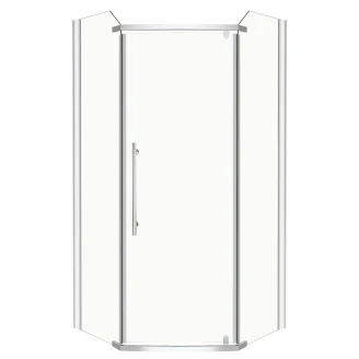 Dusjhjørne <strong>Dunara</strong>  90x90 cm Krom Blank