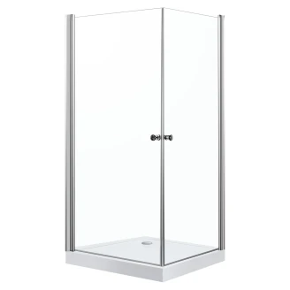 Dusjhjørne <strong>Elevon</strong>  90x90 cm Kvadratisk Krom Blank