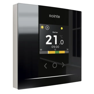 Rointe Digital Pektermostat <strong>Genius</strong>  Wi-Fi med AI Svart Matt