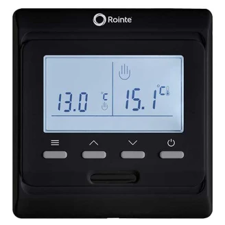 Rointe Programmerbar Digital Termostat <strong>ST</strong> 2 Svart Matt