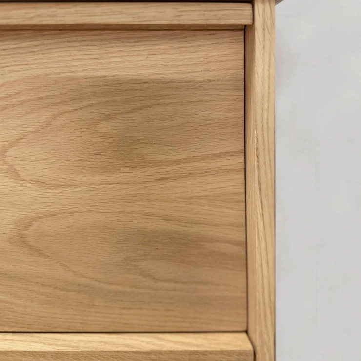 Servantskap Ekskär Eik 100 cm med Cosentino Benkplate Dekton Svart Matt
