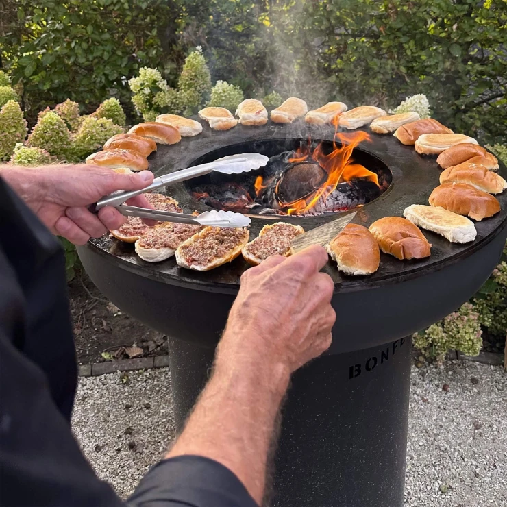BonFeu Grillsett med BonBiza Ildsted Sort, Lokk & Stekespade