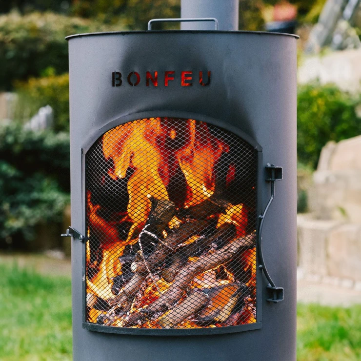BonFeu Grillsett med BonGiano Ildsted SP Sort & Trekk