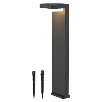 Solcellepullert Kvadrat <strong>Solixx</strong>  Sort Matt
