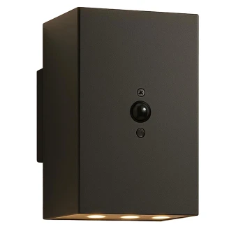 Solcellevegglampe <strong>Senora</strong>  Kvadrat M Sort Matt