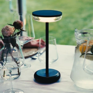 Solcellebordlampe <strong>Solvy</strong>  Sort Matt