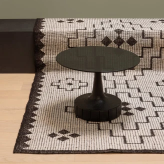 Woood Sofabord <strong>Soya</strong>  Svart Ø 60 cm