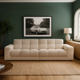 Woood Sofa <strong>Second Date</strong>  Beige 225 cm