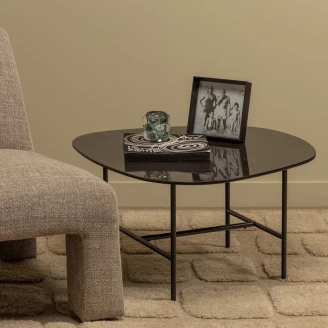 Woood Sofabord <strong>Vajen</strong>  Svart 70x70 cm