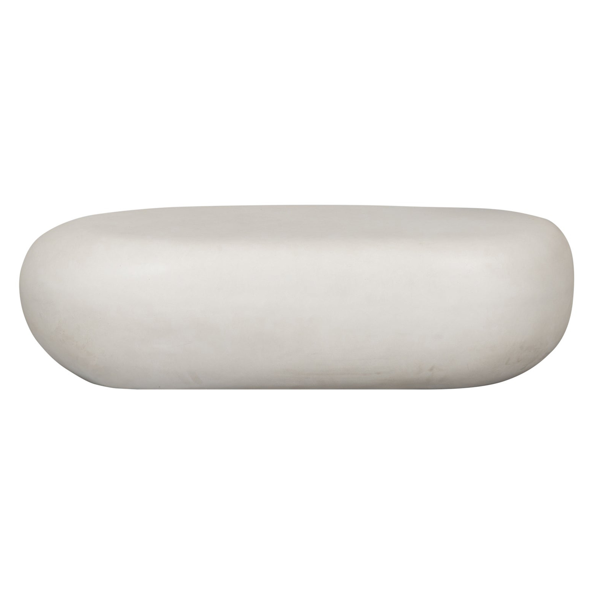 Woood Sofabord Pebble Hvit 100x43 cm