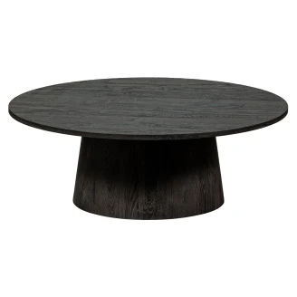 Woood Sofabord <strong>Maan</strong>  Mørkebrun Ø 100 cm