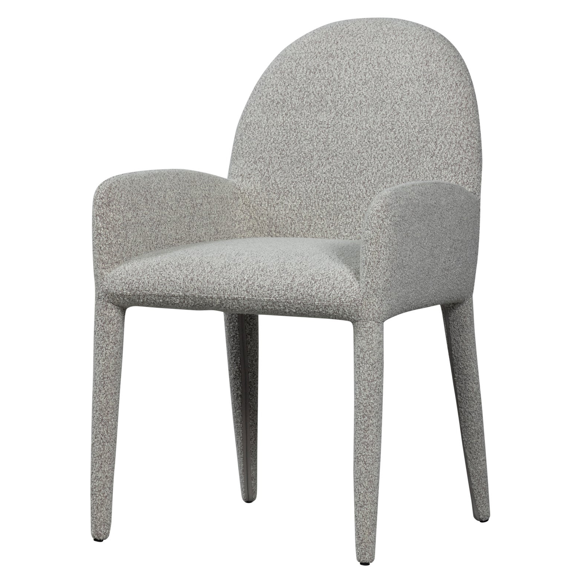 Woood Stol med Armlene Elegance Grå
