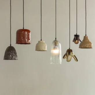 Woood Hengende Lampe Arleso Mørkebrun