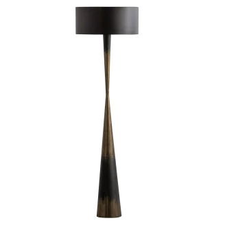 Woood Gulvlampe <strong>Blackout too</strong>  Svart, Messing