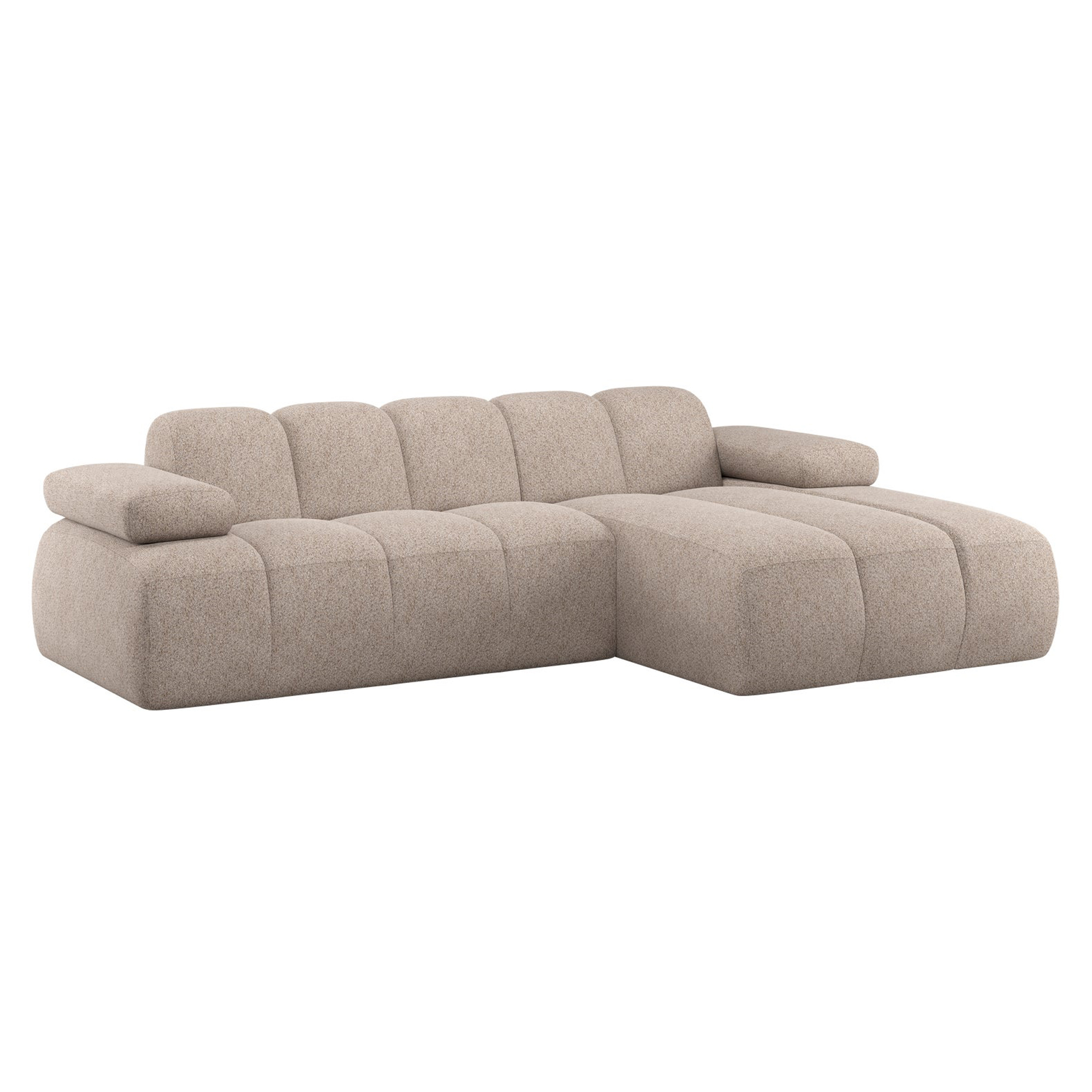 Woood Sofa Høyre Mojo Mørk Sand 285 cm