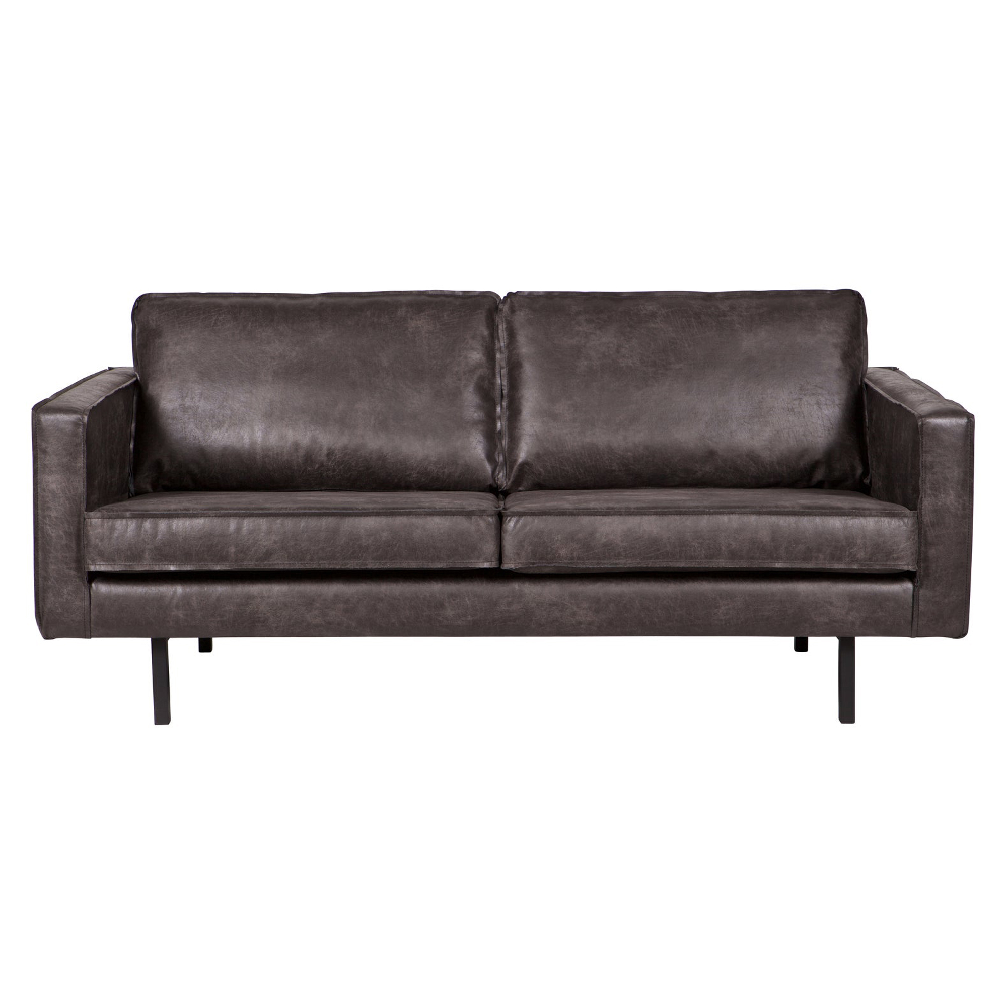 Woood Sofa 2,5-seter Rodeo Svart Eco-Lær
