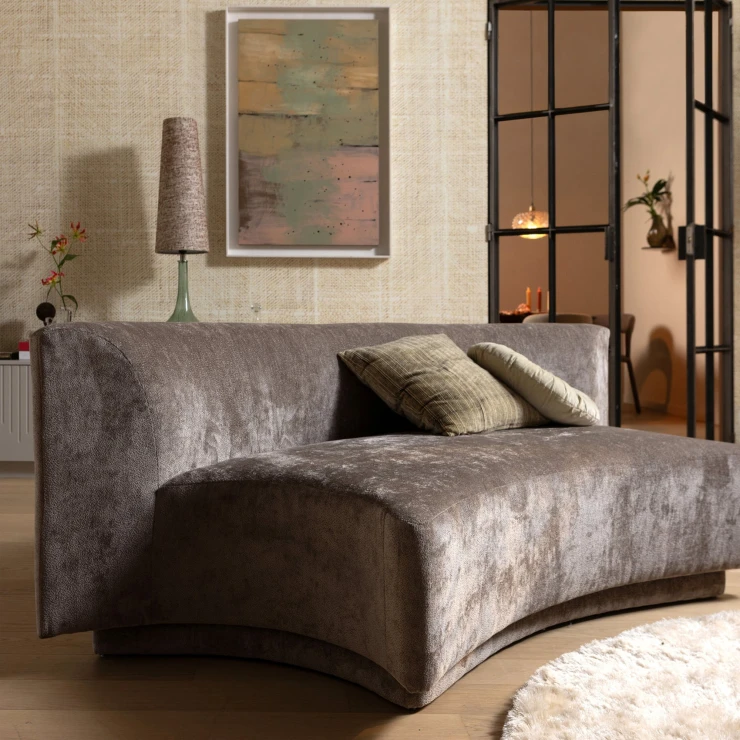 Woood Sofa 2-seter Popular Taupe