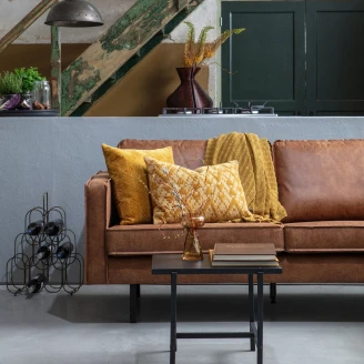 Woood Hjørnesofa Høyre Rodeo Cognac Eco-Lær