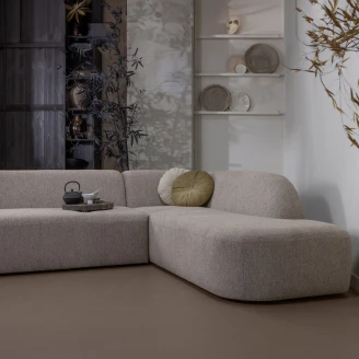 Woood Hjørnesofa Høyre <strong>Sloping</strong>  Beige