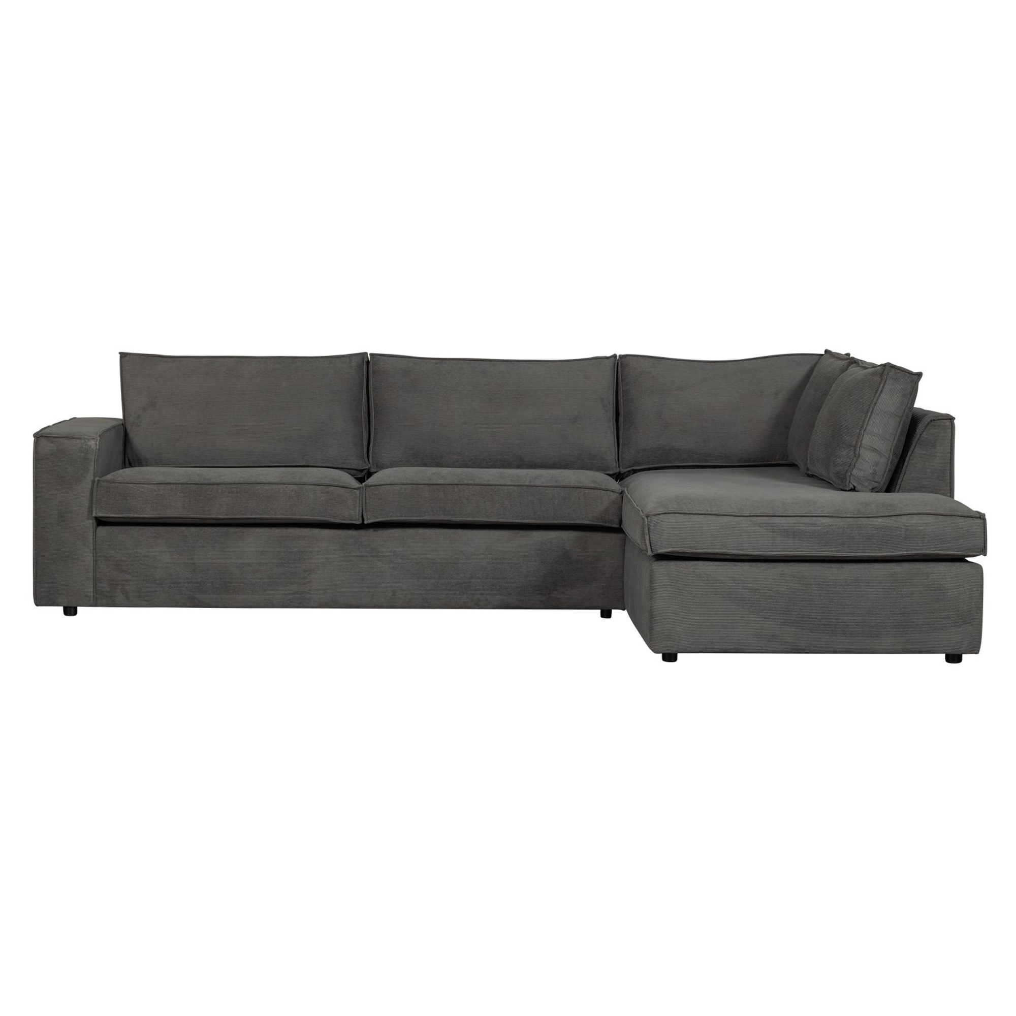 Woood Hjørnesofa Høyre Thomas Mørkgrå
