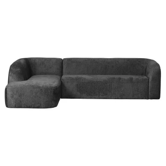 Woood Hjørnesofa Venstre <strong>Sloping</strong>  Mørkgrå