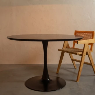 Woood Spisebord <strong>Sammy</strong>  Svart Ø 120 cm