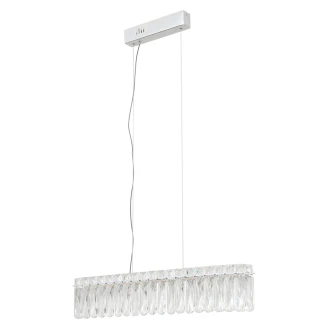 Hengelampe <strong>Vinda</strong>  Transparent Krystall, Krom Blank