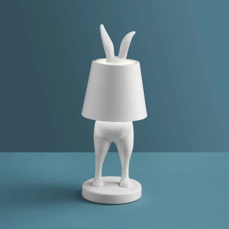 Werner Voss LED-Bordlampe Hiding Rabbit Hvit