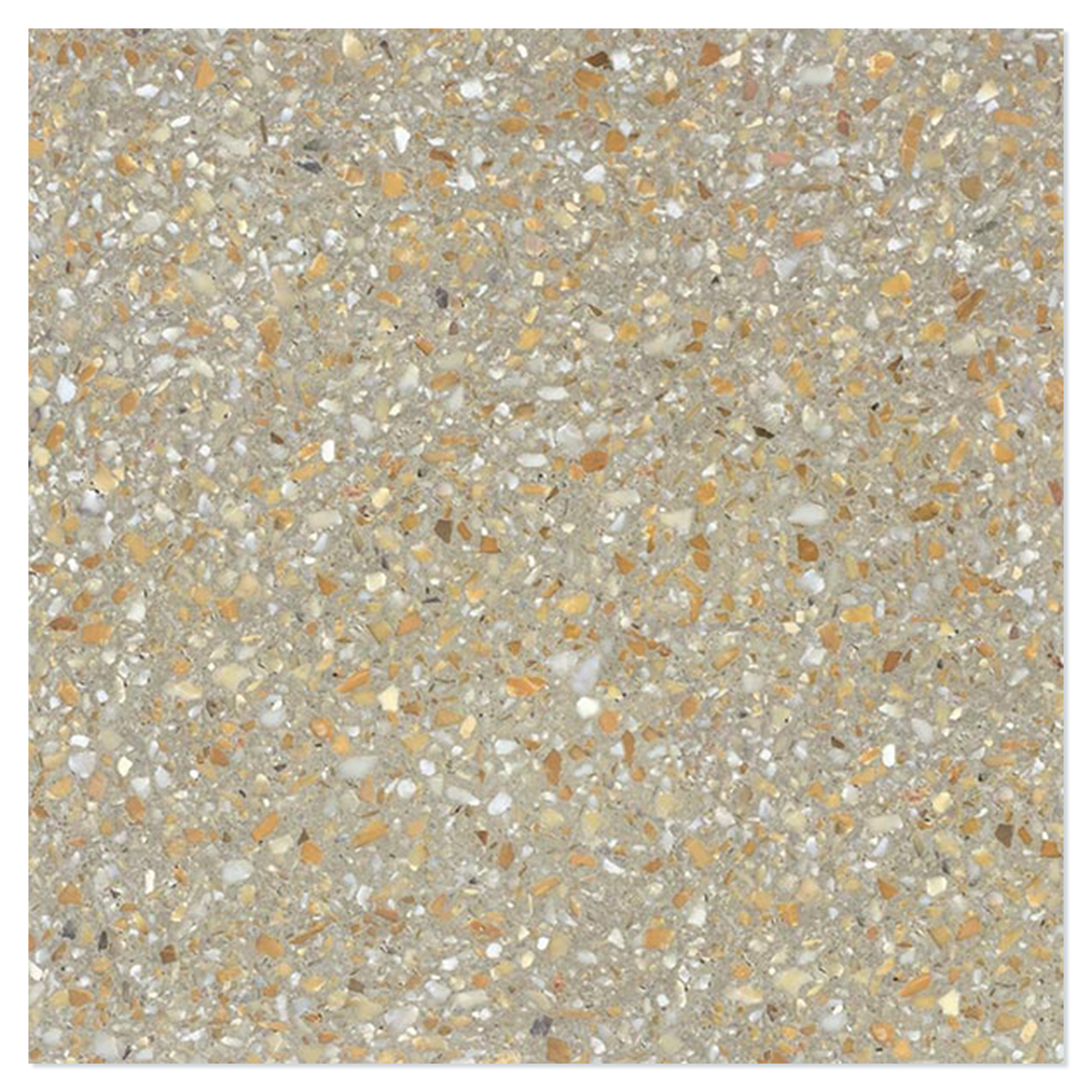 Terrazzo Graniglia Ocra Perlato Polert 20x20 cm