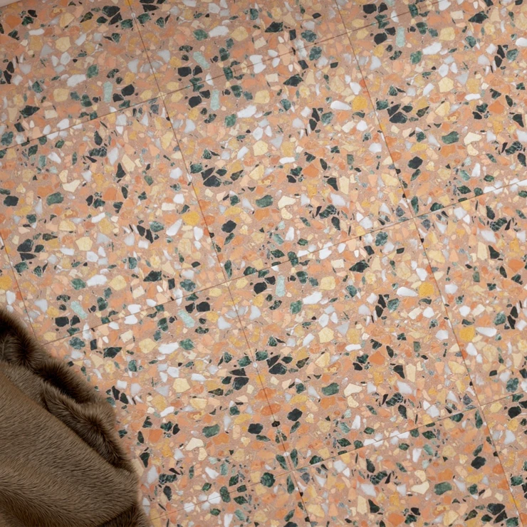 Terrazzo Gra Veneziana Arlecchino Uomo Matt 40x40 cm