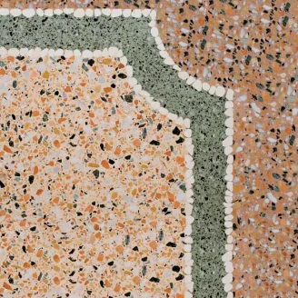 Terrazzo Gra Veneziana Arlecchino Donna Matt 40x40 cm