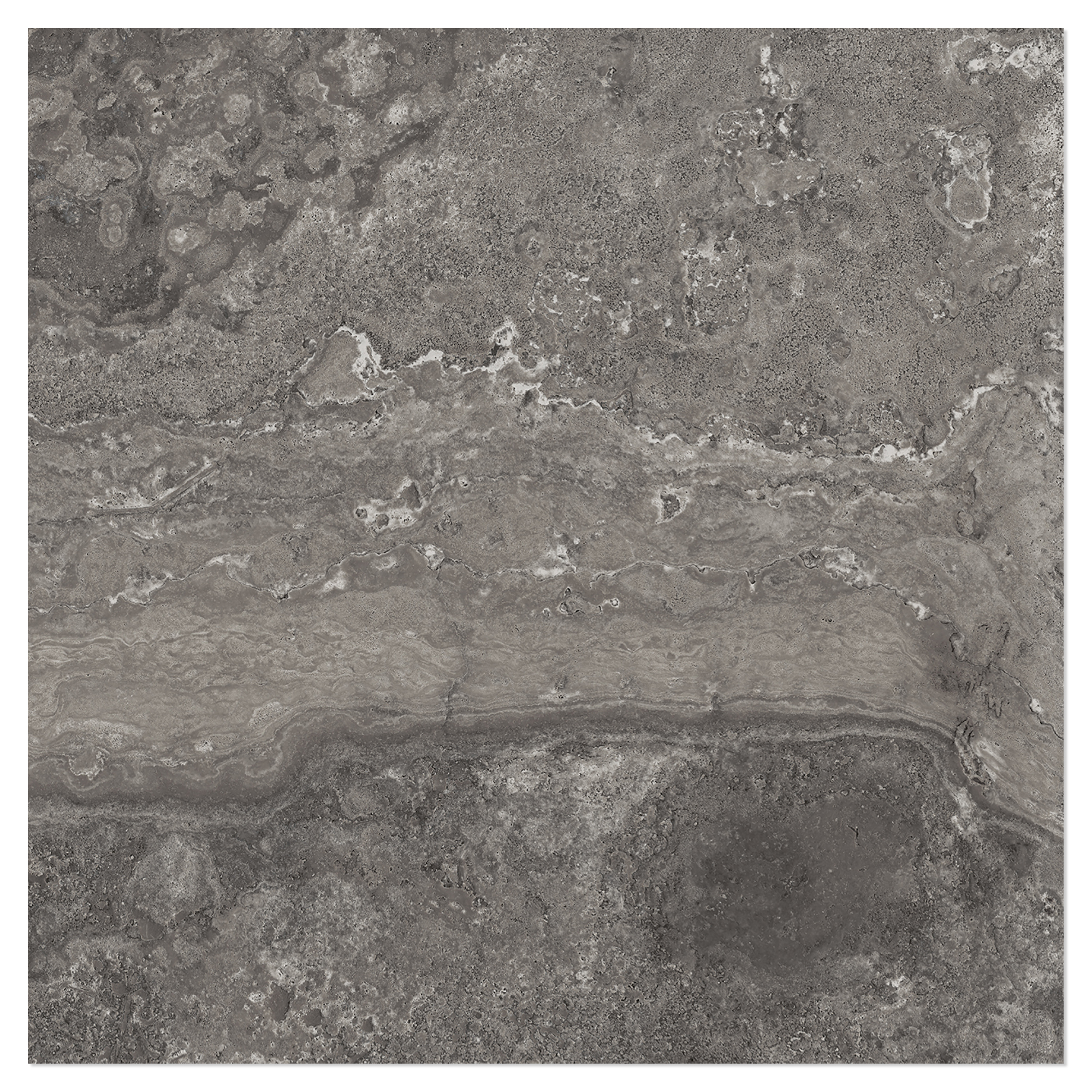Gulvflis Lithos Mørk Grå Matt 60x60 cm