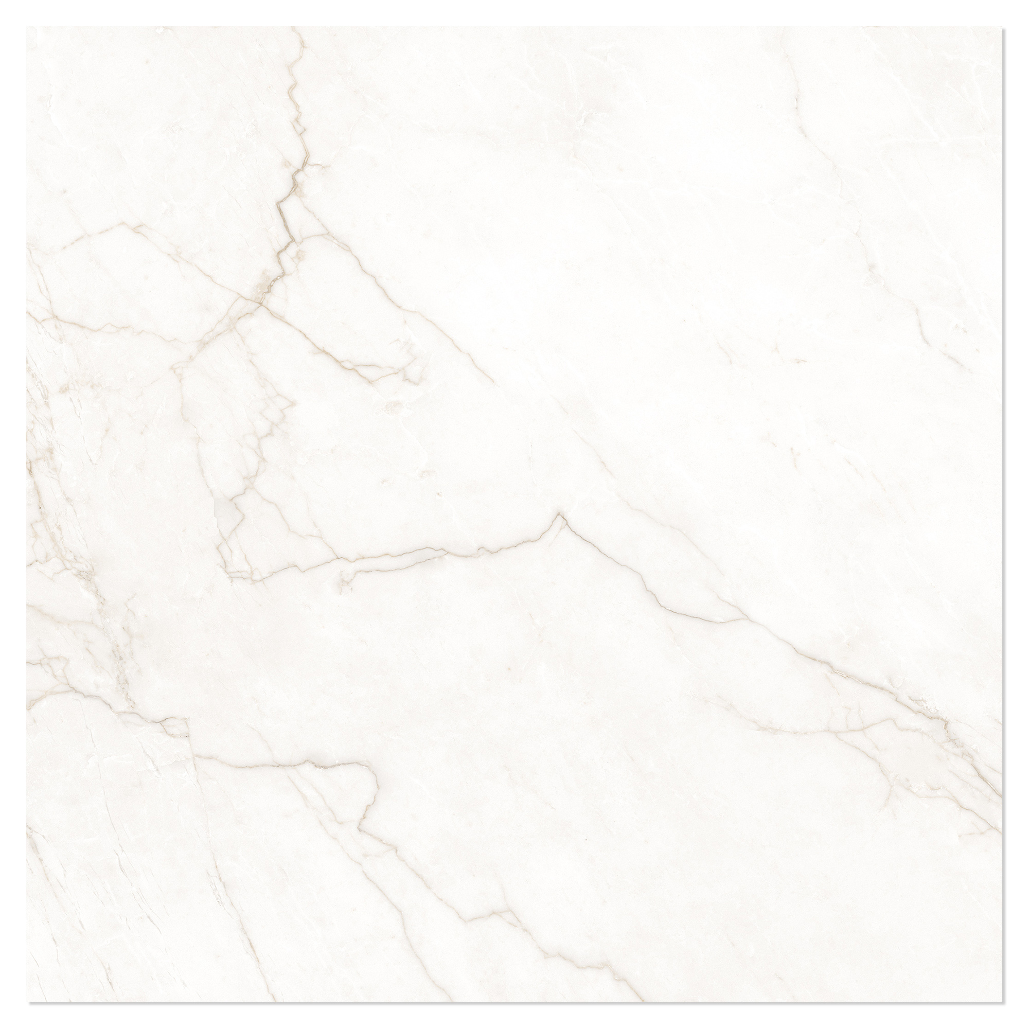 Marmor Gulvflis Venata Hvit-Gull Matt 90x90 cm